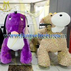 Chine Hansel kids animal riding on toys walking elephant ride plush battery animal rides fournisseur