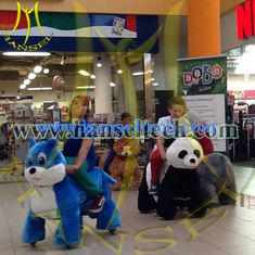 Chine Hansel High quality hot selling  Plush amusement play equipment plush animal electric scooter fournisseur