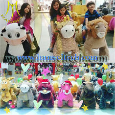 Chine Hansel battery mechanical walking animal rides with token opearted for kids in mall fournisseur