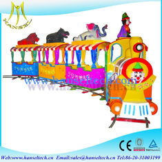 Chine Hansel hot fiber glass amusement park ride on toy train kids electric train kids ride on train fournisseur