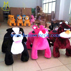 Chine Hansel hot sale battery childrens rides on toys amusenment park moving kiddie ride small train	fun rides animal fournisseur