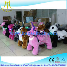 Chine Hansel battery coin operated kids rides amusement machine amusement park equipment plush electric horse toy for sales fournisseur