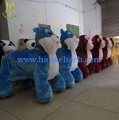 Chine Hansel ride cars kids ride on toys plush unicorn battery ride electric animal ride plush animal electric scooter rides fournisseur