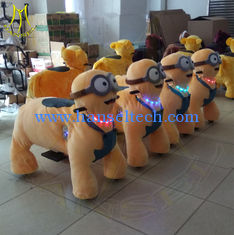 Chine Hansel plush toys stuffed animals on wheels happy ride toy animal electric ride hot in shopping mall coin operated ride fournisseur