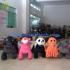 Chine Hansel giant plush animals kids riding amusement rides manufacturers battery powered ride on animals mall car for kids fournisseur