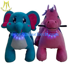 Chine Hansel low price battery operated stuffed children plush riding animal fournisseur