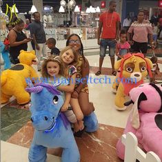 Chine Hansel coin operate game machine kids amusement rides electric elephant plush ride fournisseur