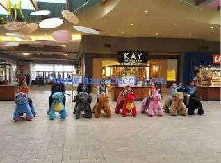 Chine Hansel children motorized plush riding animals zippy pets sale fournisseur
