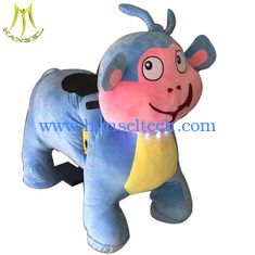 Chine Hansel motorized plush riding animal for kids non coin ride on animal toy for rental for parties fournisseur
