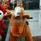 Hansel battery mechanical walking animal rides with token opearted for kids in mall fournisseur