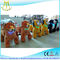 Hansel latest designed battery moving amusement park outdoor game equipment ccoin operated dinosaur ride scooter fournisseur