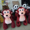 Hansel   hot sale children plush battery operated zoo animal toys happy monkey ride in mall fournisseur