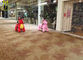 Hansel 2018 commercial kids walking plush animales mountables indoor amusement park games fournisseur