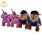 Hansel plush electric kid riding horse moving ride on animals in shopping mall fournisseur