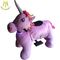 Hansel latest moving unicorn electricride  coin operated electric motorized plush riding animals fournisseur