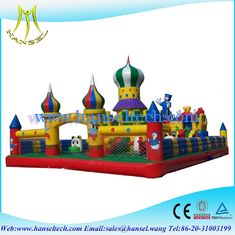 Chine Hansel Colourful Christmas commercial inflatable Water slide With Waterproof PVC fournisseur