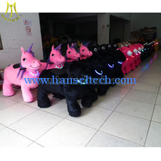 Chine Hansel coin operated rechargeable battery walking animal happy rider toys on wheel fournisseur