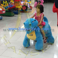 Chine Hansel animal kids ride toys plush animal rides mini cars on game machine fournisseur