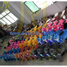 Chine Hansel 2016 chinese game rental sale push ride on plush toys girls electric ride on animals for kids fournisseur