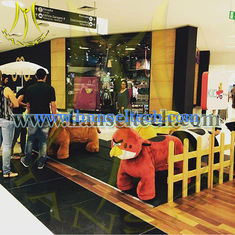 Chine Hansel mechanical plush animal ride on toy from china animal ride for mall fournisseur