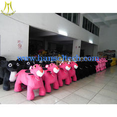 Chine Hansel Best selling plush material coin operated rental electric animal rides for sale fournisseur