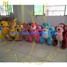 Chine Hansel Guanzhou Plush Motorized Animal Scooters Indoor PlayGround Ride Animals fournisseur