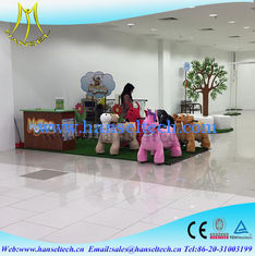 Chine Hansel kids fun center coin operated plush unicorn electric scooter fournisseur