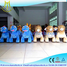 Chine Hansel electric toy car for kid motorized plush animals amusement park rides moving luna park plush toys stuffed animal fournisseur