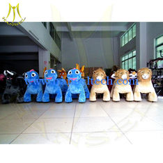 Chine Hansel electric toy cars for kids motorized plush animals happy rides car electric wheel kiddie ride coin operated fournisseur