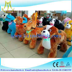 Chine Hansel kids riding train amusement park kid toy rides kidde rides game center  rides motorized plush riding animals fournisseur