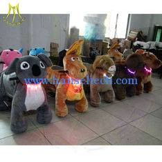 Chine Hansel electric toy rides for children amusement park kiddie ride stuffed animals that walk ride cars kids for sales fournisseur