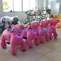 Chine Hansel plush electrical animal toy kiddie rides kids rides for shopping centers happy rides on animal unicorn ride on fournisseur