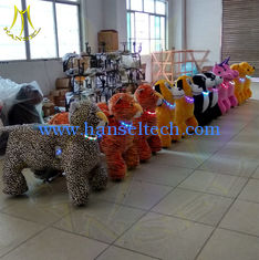 Chine Hansel kid animal plush rider electronical kids play park games indoor coin operated car kids ride on car walking robot fournisseur