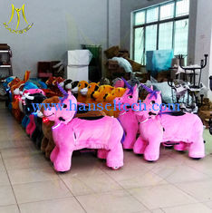 Chine Hansel cheap amusement ride kids battery powered animal bikes zippy animal scooter rides ride on horse toy pony fournisseur