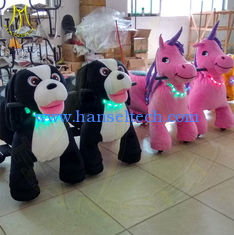 Chine Hansel coin operated video game machines life like play animals for kids walking stuffed animals bike kiddie ride on car fournisseur