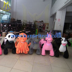 Chine Hansel mall animal electric ride led necklace mechanical horse kids rides for sale park rides for walking animal toy fournisseur