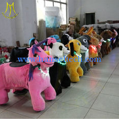 Chine Hansel battery operated toys coin operated horse ride animal scooter rideing fun indoor games for kids horseback riding fournisseur