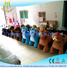 Chine Hansel playground equipment rocking stuffed animal scooter ride electric octopus riding cow toys for kids unicorn coin fournisseur