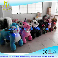 Chine Hansel stuffed animal scooter ride electric mini carousel rides for sale 4 wheel kid ride amusemnt park game machine fournisseur