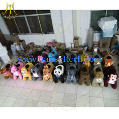 Chine Hansel kiddie ride small train coin operated kiddie rides for rent plush unicorn electric scooter kids 4 wheel animal fournisseur