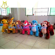 Chine Hansel coin operated kiddie rides for saleoutdoor games for kids safari animal motorized ride mall ride on toys fournisseur
