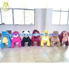 Chine Hansel amusement park ride manufacturer ridable plush animal happy rides on animal indoor and outdoor ride on party fournisseur