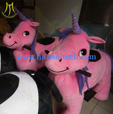 Chine Hansel kiddie rides china theme park equipment for sale plush electrical animal toy car electric walking horse toy fournisseur