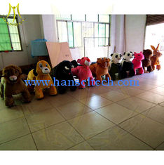 Chine Hansel plush electric horse toy amusement ride manufacturers giant animals kids riding kid animal scooter rider fournisseur