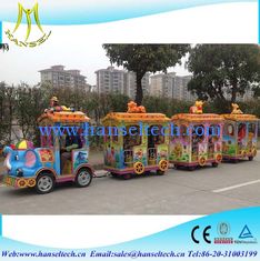 Chine Hansel buy Amusement park electric tourist trackless battery operated amusement train ride fournisseur