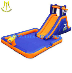Chine Hansel attractions kids play area inflatable water park slide for kids playground fournisseur