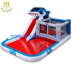 Chine Hansel cheap indoor bounce round inflatable water slide for outdoor playground wholesale fournisseur