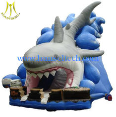 Chine Hansel low price amusement park inflatable toys shark slide for children in game center fournisseur