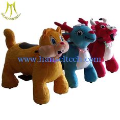 Chine Hansel mall plush electric stuffed animal ride motorized animals in Guangzhou fournisseur