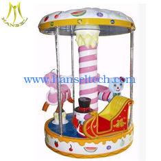 Chine Hansel coin operated amusement equipment 3 seats mini carousel horse for sale fournisseur